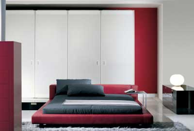 Black   Bedroom on Modern Bedrooms In Red Black And White   Arhdeco     Architecture And