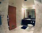 Bathroom design - marble walls and floor to this bathroom.