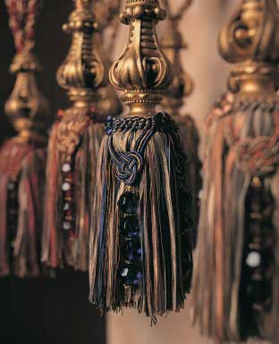 A Decorative Tassel Curtain Tieback 