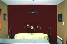 Dining room wall colors a traditional option.