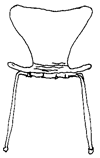 3107 Chair - Arne Jacobsen
