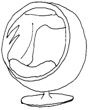 Ball or Globe Chair - Eero Saarinen