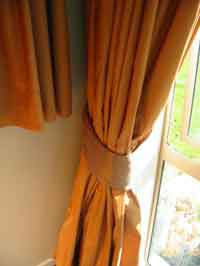 How to Make Curtain Tie Backs