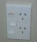 Power outlet with additional switch option for waste disposal (in this case)