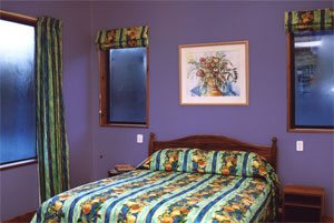 Blue, an ideal color for the bedroom.