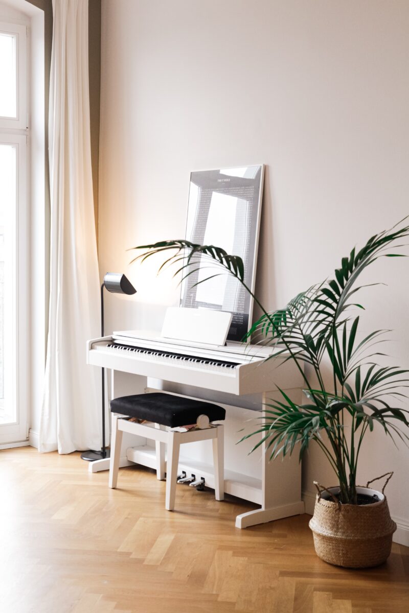 A Piano In Living Room