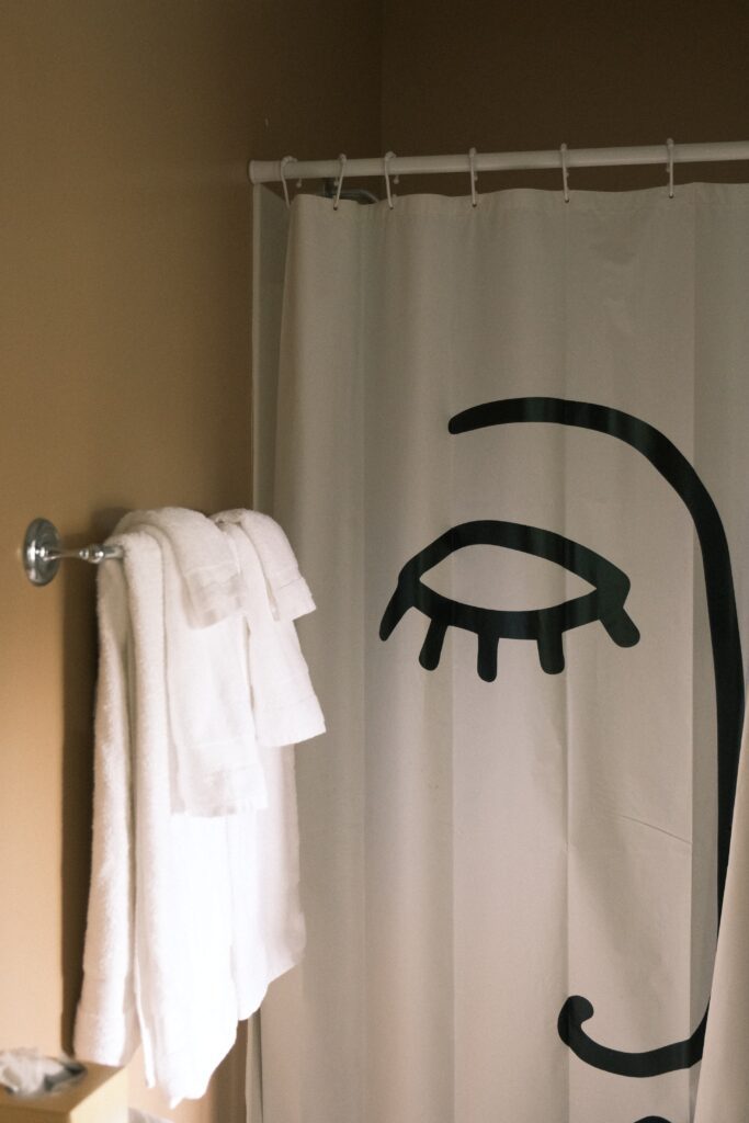 designer shower curtain